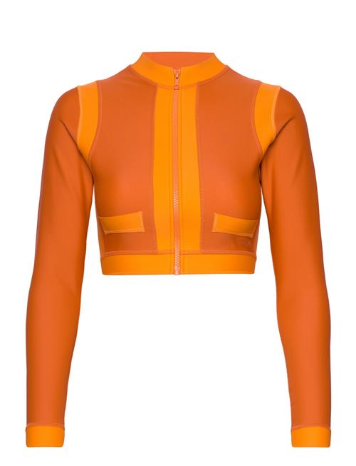 Mirage Coco Ls Crop Top Zipped Rip Curl Orange