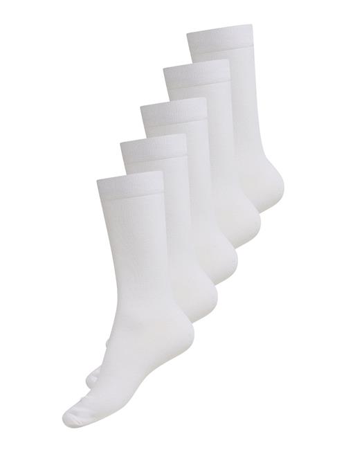 5-Pack Men Bamboo Basic Socks URBAN QUEST White