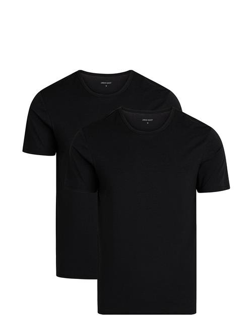 2-Pack Men Bamboo S/S Undershirt URBAN QUEST Black