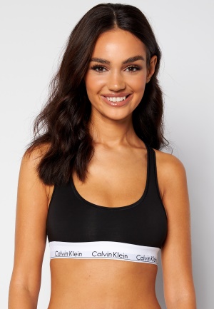 Se Calvin Klein CK Cotton Bralette 001 Black L ved Bubbleroom