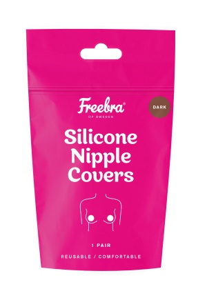 Se Freebra Silicone Nipple Covers Dark One size ved Bubbleroom