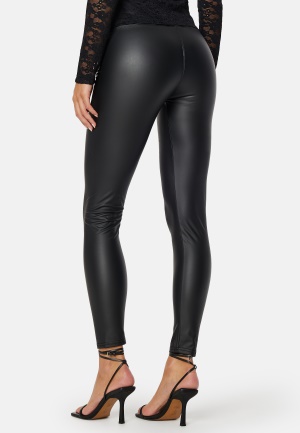 Se John Zack Faux Leather PU Legging Black M (UK12) ved Bubbleroom