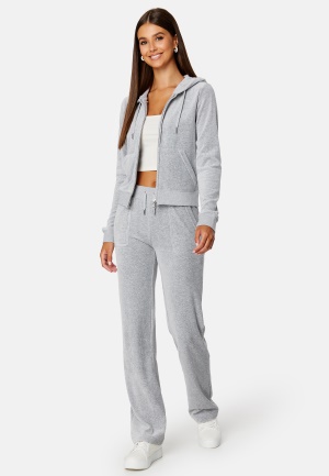 Se Juicy Couture Del Ray Classic Velour Pant SIlver Marl L ved Bubbleroom