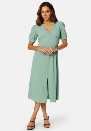 BUBBLEROOM Petronella midi dress Dusty green 42