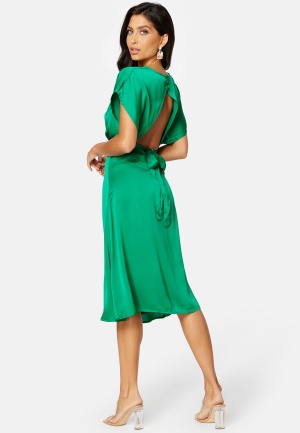 Se Bubbleroom Occasion Ophelia Open Back Dress Green 2XL ved Bubbleroom