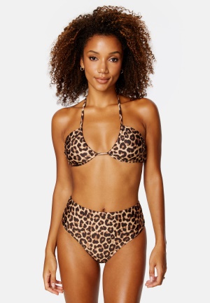 Se BUBBLEROOM Mila Bikini Top Leopard 34 ved Bubbleroom