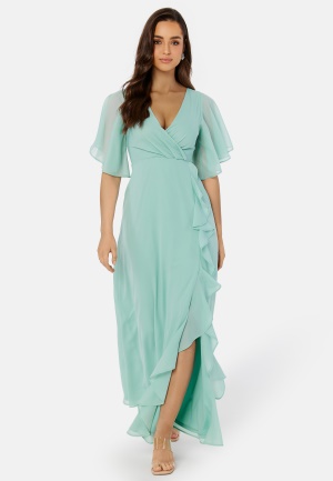 Se Bubbleroom Occasion Olivia Gown Dusty green 34 ved Bubbleroom