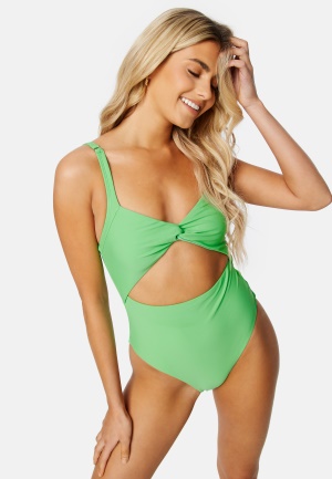 Se BUBBLEROOM Lucy Swimsuit Green 34 ved Bubbleroom