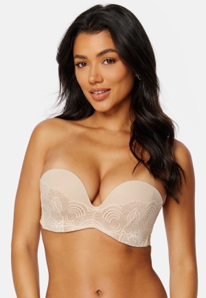 Se Wonderbra Glamour Perfect Strapless Bra Creamy Pearl 75B ved Bubbleroom