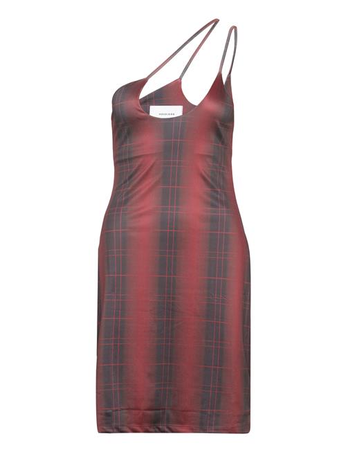 Hosbjerg Juna Asta Grid Dress Hosbjerg Red