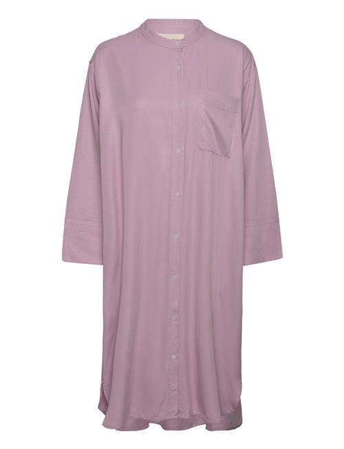 Flora Shirtdress Twill Moshi Moshi Mind Pink