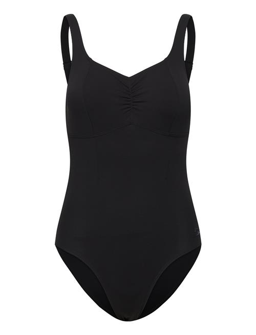 Speedo Womens Shaping Aquanite 1 Piece Speedo Black