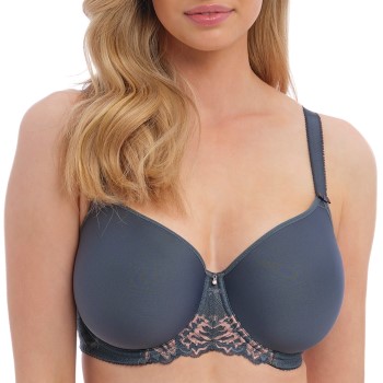 Fantasie Bh Aubree T-shirt Moulded Spacer Bra Grå/Rosa E 70 Dame