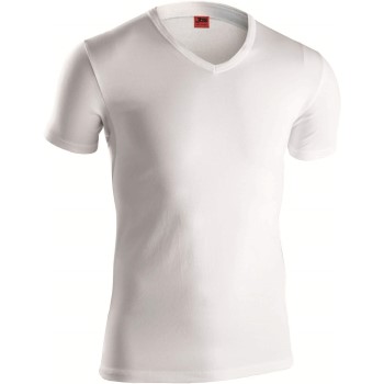 Se JBS Basic 13720 T-shirt V-neck Hvid bomuld Medium Herre ved Timarco