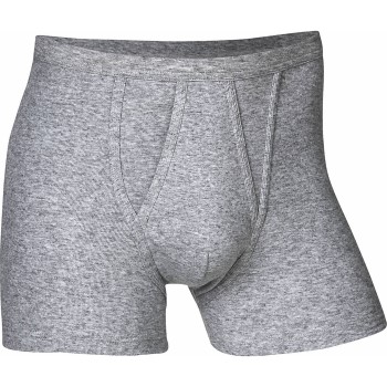 JBS Basic Fly Boxer Grå bomuld X-Large Herre