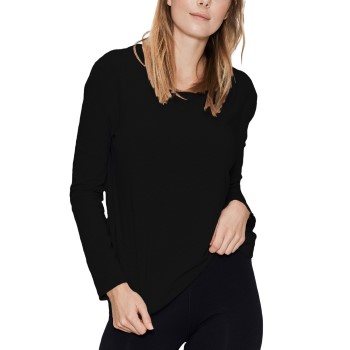 Se JBS of Denmark Bamboo Long Sleeve Top Sort X-Small Dame ved Timarco