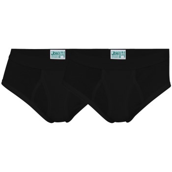 JBS 2P Organic Cotton Brief Sort økologisk bomuld Large Herre