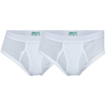 JBS 2P Organic Cotton Brief Hvid økologisk bomuld Large Herre