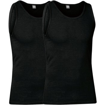 Se JBS 2P Organic Cotton Tank Top Sort økologisk bomuld Medium Herre ved Timarco