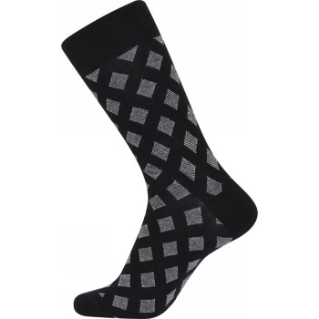 JBS Strømper Patterned Cotton Socks Sort/Grå Str 40/47 Herre