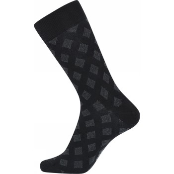 JBS Strømper Patterned Cotton Socks Mørkgrå  Str 40/47 Herre