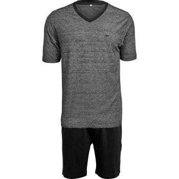 JBS Short Sleeve Pyjama 131 Grå bomuld Small Herre