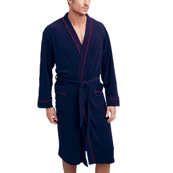 Se Jockey Bath Robe Fashion Terry 3XL-6XL Marineblå 5XL Herre ved Timarco