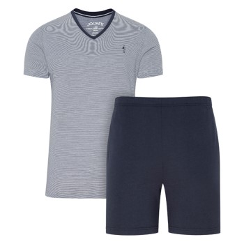 Jockey Night And Day Short Pyjama Marine/Blå Small Herre