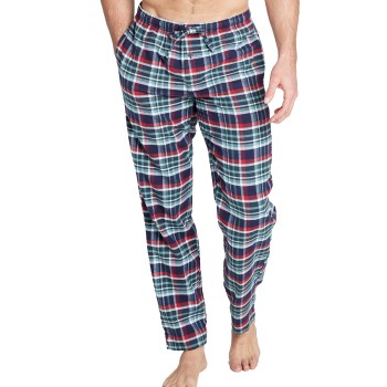 Se Jockey Pants Flannel Blå/Grøn bomuld Small Herre ved Timarco