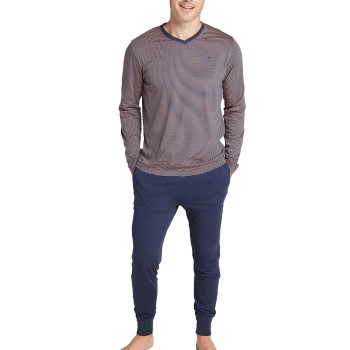 Se Jockey Pyjama Knit Blå Medium Herre ved Timarco