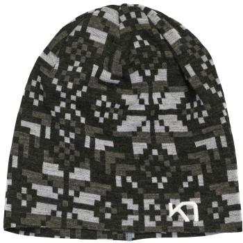 Kari Traa Else Beanie Sort merinould One Size Dame