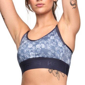 Kari Traa Bh Fröya Wool Sports Bra Blå polyester Large Dame