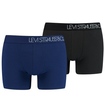 Levis 2P Base Boomer Piquee Boxer Blå bomuld XX-Large Herre