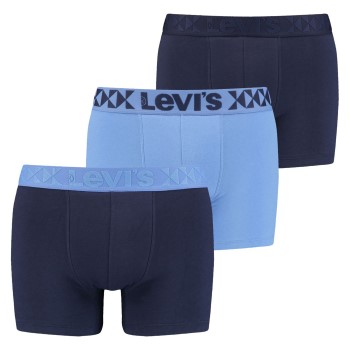 Levis 3P Boxer Giftbox Blå bomuld Small Herre