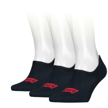 Levis Strømper 3P Footie High Rise Batwing Logo Socks Marineblå Str 35/38 Herre