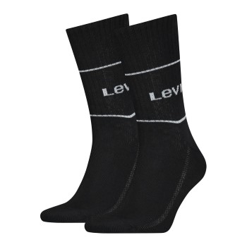 Levis Strømper 2P Organic Cotton Sock Sort Str 43/46