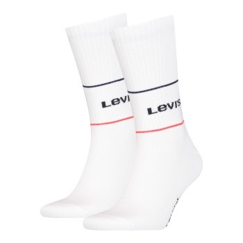 Levis Strømper 2P Organic Cotton Sock Hvid Str 43/46