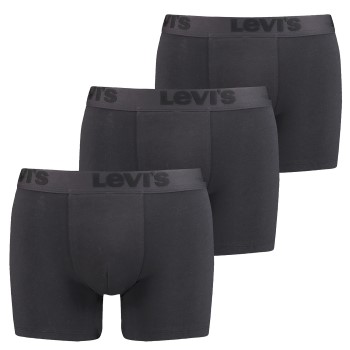 Levis 3P Premium Boxer Sort bomuld Medium Herre