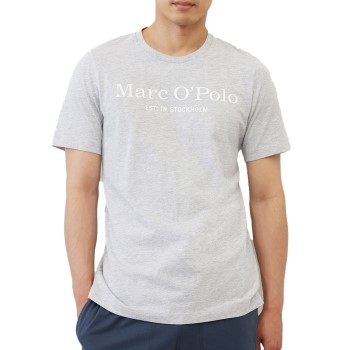 Marc O'Polo Marc O Polo Organic Cotton Basic SS Pyjama Grå/Blå økologisk bomuld XX-Large Herre