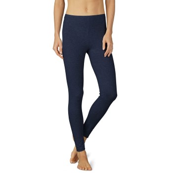 Se Mey Cotton Pure Leggings Midnatsblå bomuld 38 Dame ved Timarco