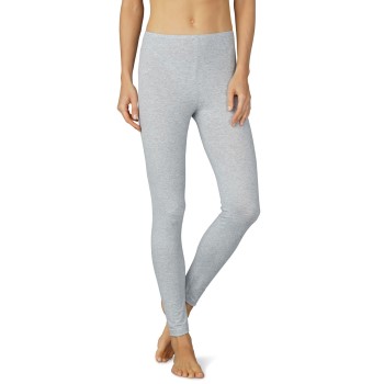 Mey Cotton Pure Leggings Gråmelerad bomuld 38 Dame