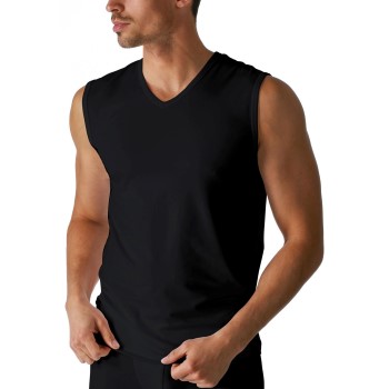 Se Mey Dry Cotton Muscle Shirt Sort Medium Herre ved Timarco