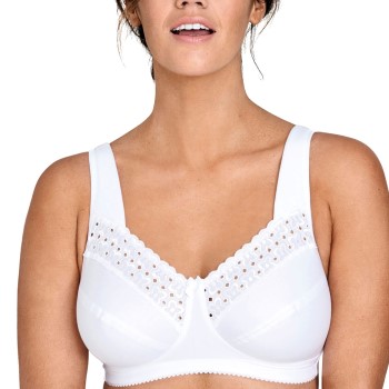 Miss Mary of Sweden Miss Mary Broderie Anglais Soft Bra Bh Hvid B 95 Dame