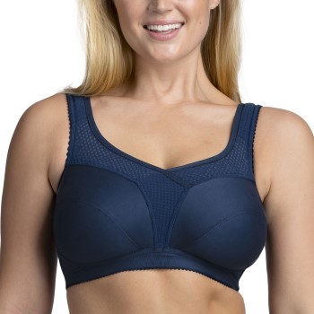 Miss Mary of Sweden Miss Mary Cotton Fresh Soft Bra Bh Mørkblå D 75 Dame