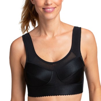 Miss Mary of Sweden Miss Mary Cotton Simplex Soft Bra Bh Sort E 85 Dame