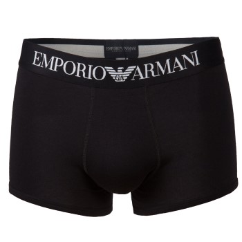 Emporio Armani Armani Cotton Stretch Trunk Sort bomuld Medium Herre