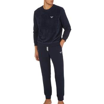 Se Emporio Armani Armani Trousers Marineblå Large Herre ved Timarco