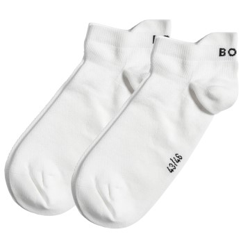 Björn Borg Strømper 2P Performance Solid Step Socks Hvid polyamid Str 39/42