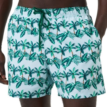 Björn Borg Badebukser Print Swim Shorts Grøn polyester Medium Herre