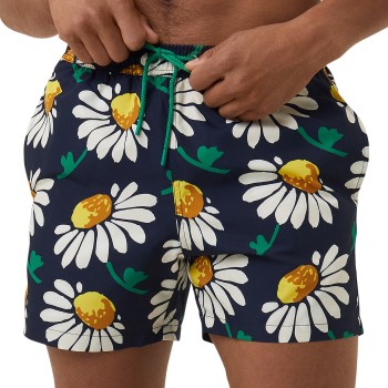 Björn Borg Badebukser Sylvester Swim Shorts Blå m. blomste polyester Small Herre